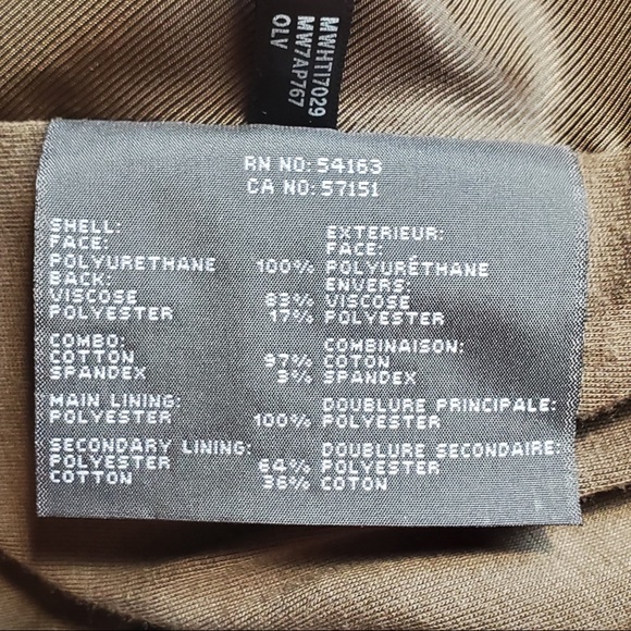 Marc New York Olive Vegan Leather Jacket - Picture 5 of 5